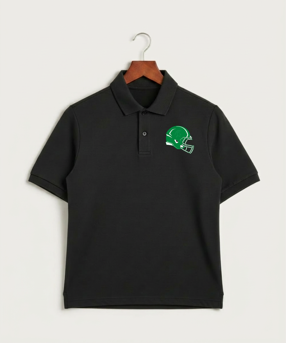 La Crescent High School Football (Boys) - Black Polo - Left Chest