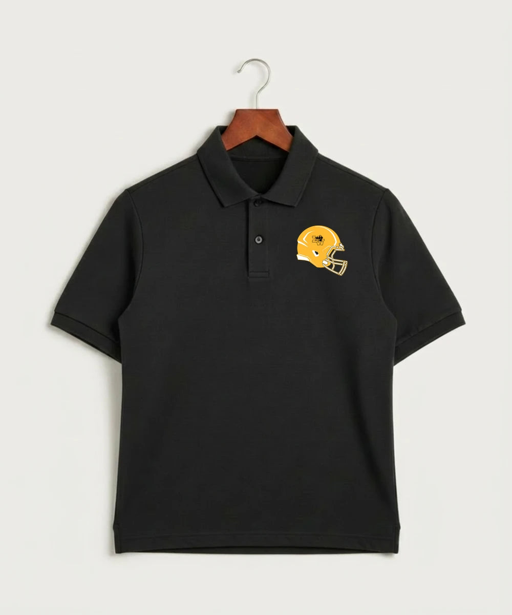 Le-Win Football - Black Polo - Left Chest