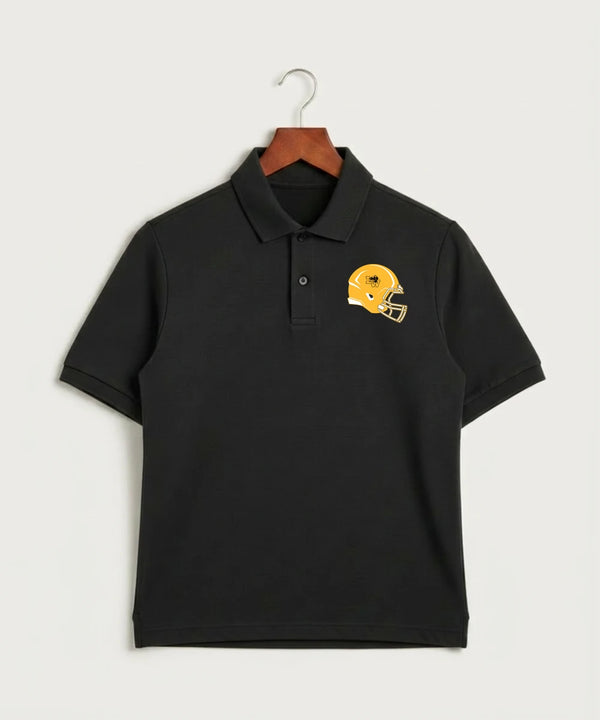 Le-Win Football - Black Polo - Left Chest