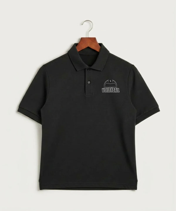 Kingsland High School Volleyball (Girls) - Black Polo - Left Chest