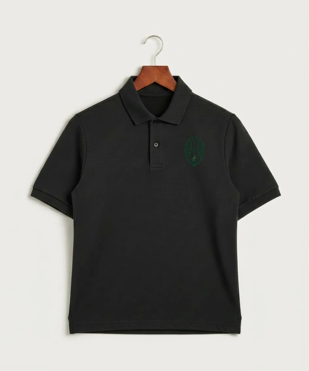 DC Everest High School Football - Black Polo - Left Chest