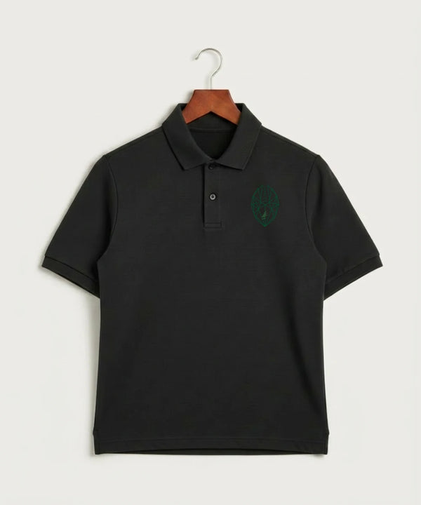 DC Everest High School Football - Black Polo - Left Chest