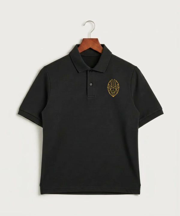 Le-Win Football - Black Polo - Left Chest