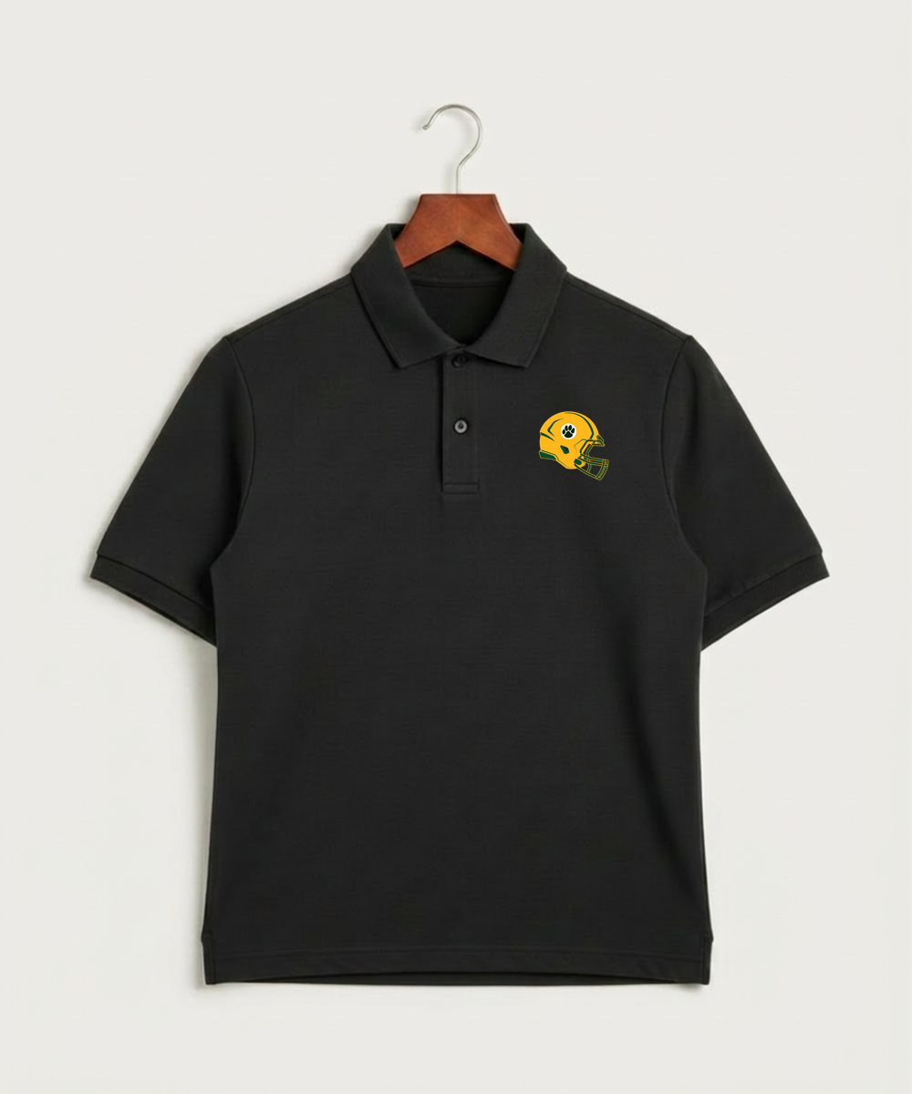 Ashwaubenon High School Football (Boys) (Sandbox) - Black Polo - Left Chest