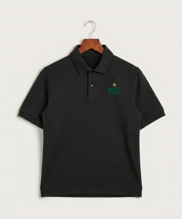 Ashwaubenon High School Soccer (Boys) - Black Polo - Left Chest