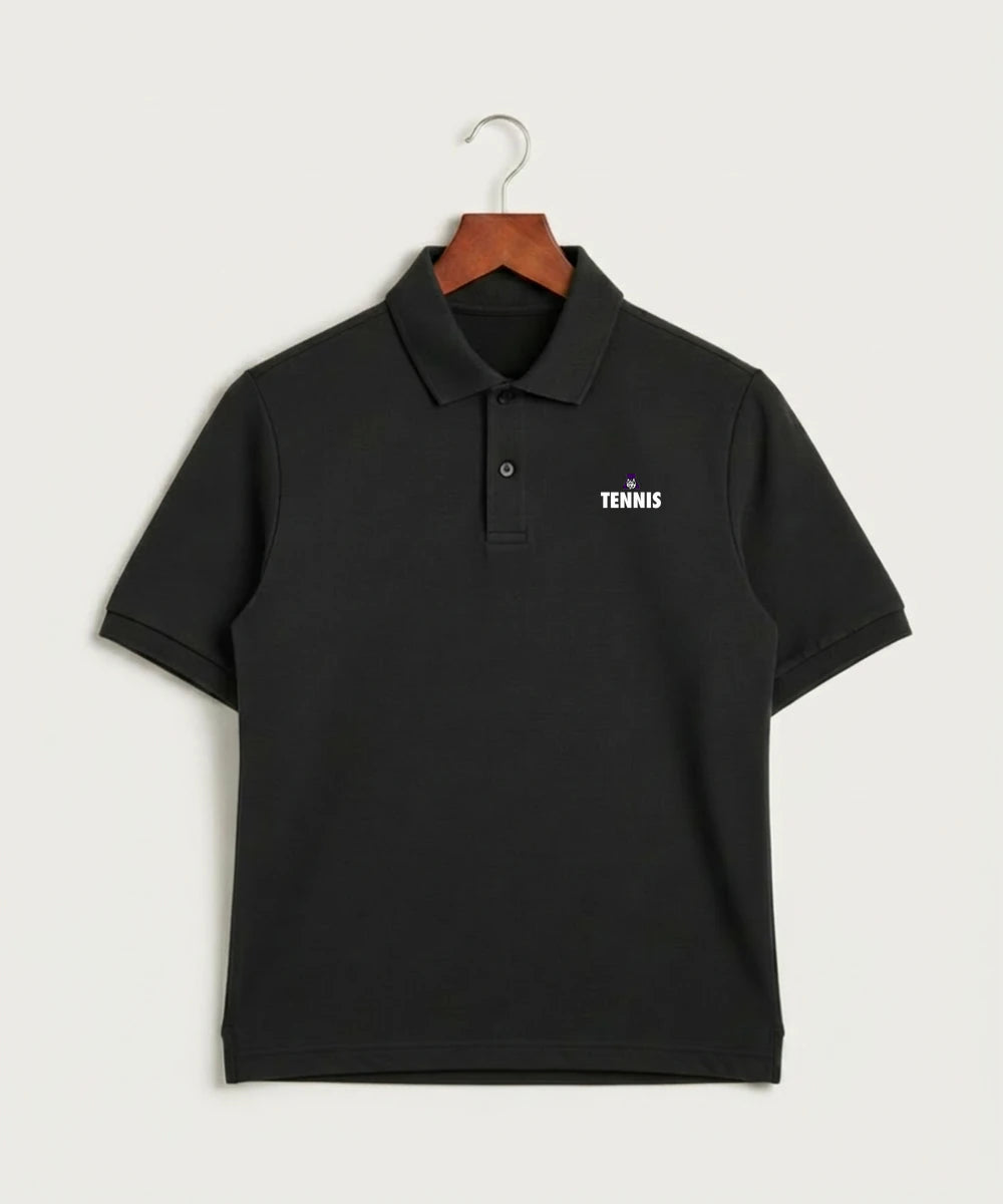 Albany High School Tennis (Boys) - Black Polo - Left Chest