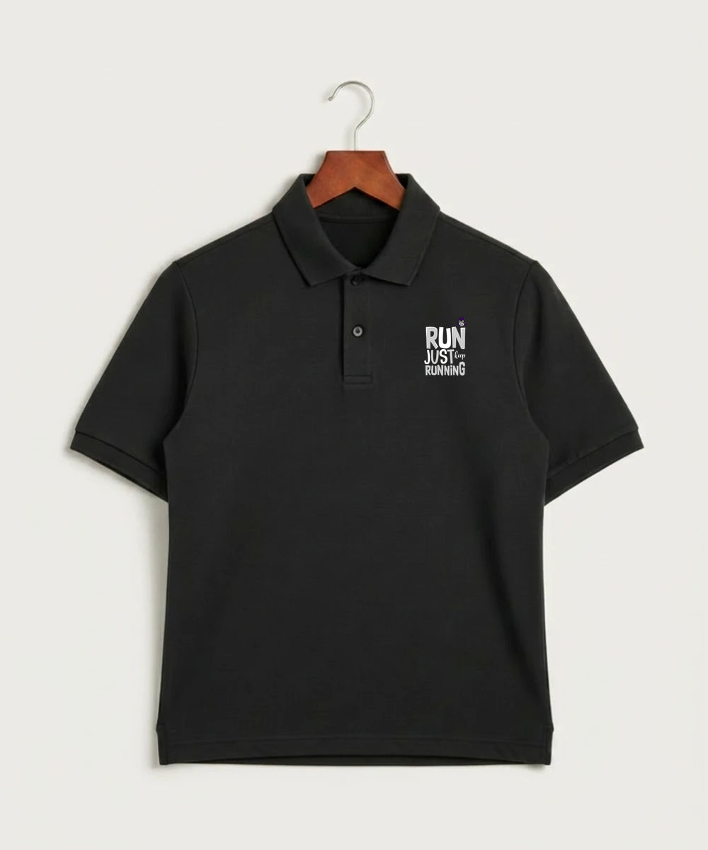Albany High School Athletics - Black Polo - Left Chest