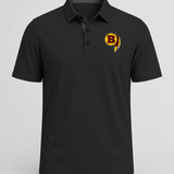 Benson Football - Black Polo - Left Chest
