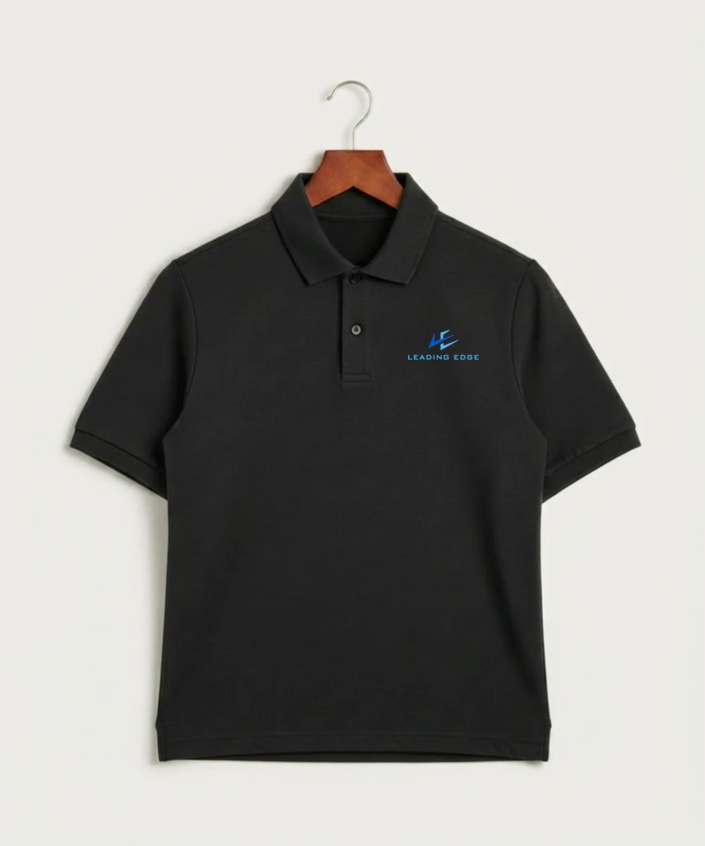 Leading Edge Team Store - Black Polo - Left Chest