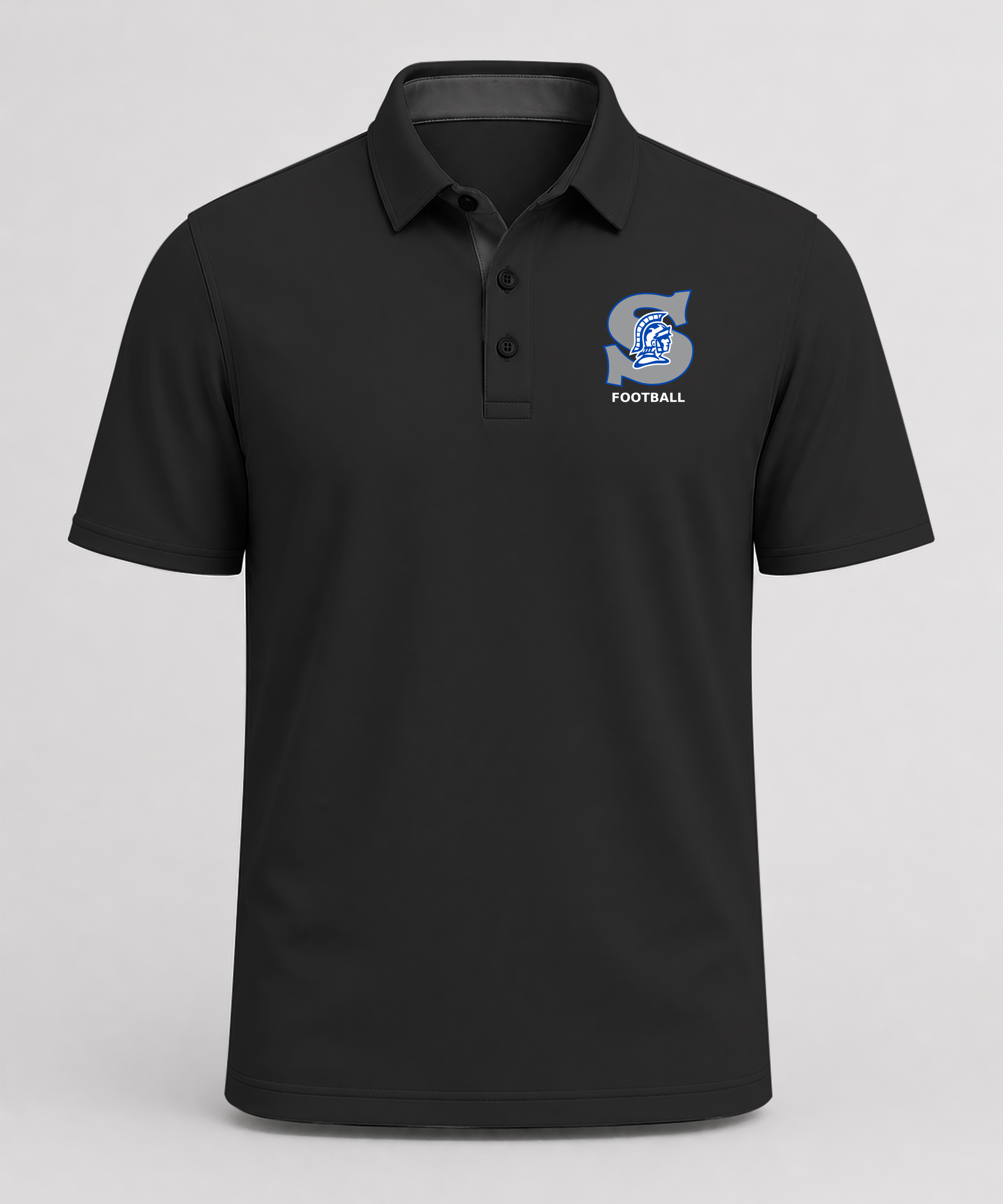 Southwest Football - Black Polo - Left Chest