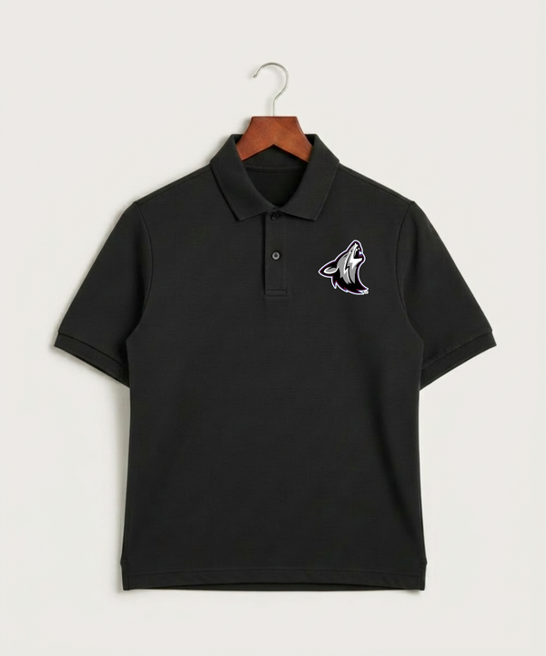 Heron Lake-Okabena High School Football (Boys) - Black Polo - Left Chest
