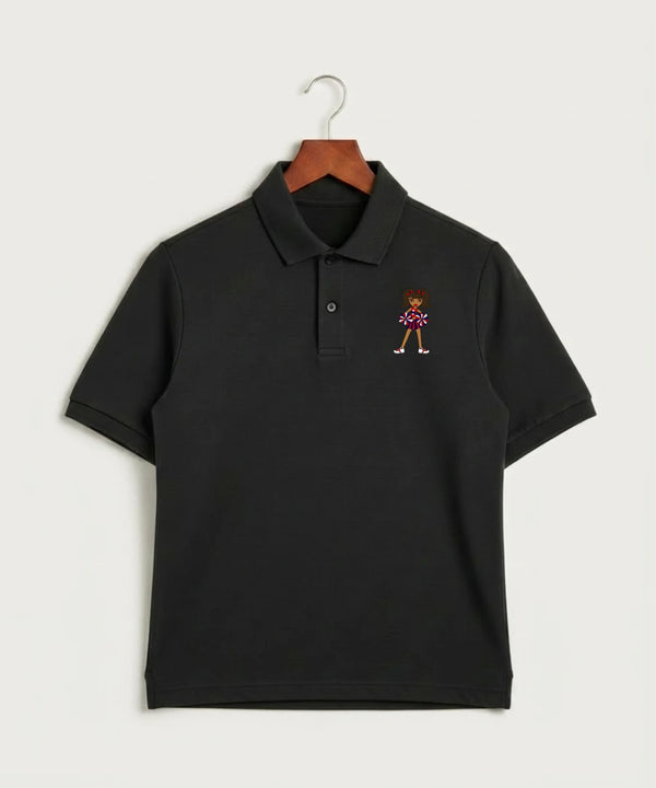 Independence High School Cheer Team - Black Polo - Left Chest