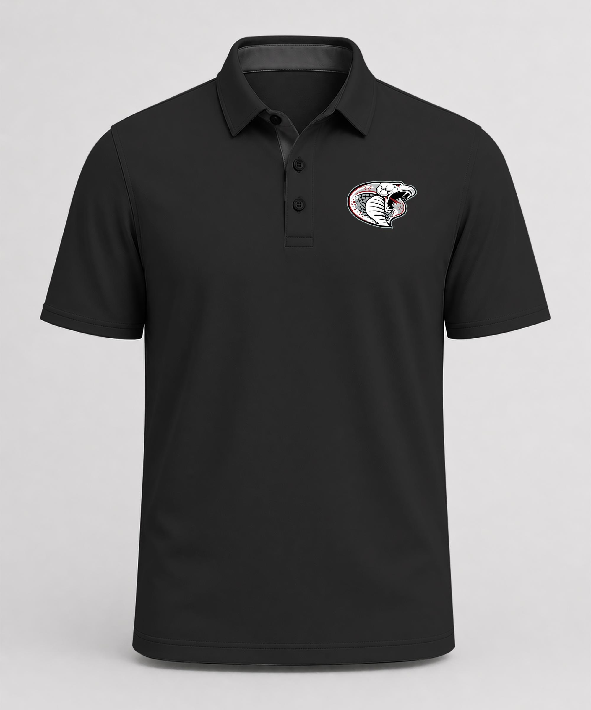 Triton Volleyball - Black Polo - Left Chest