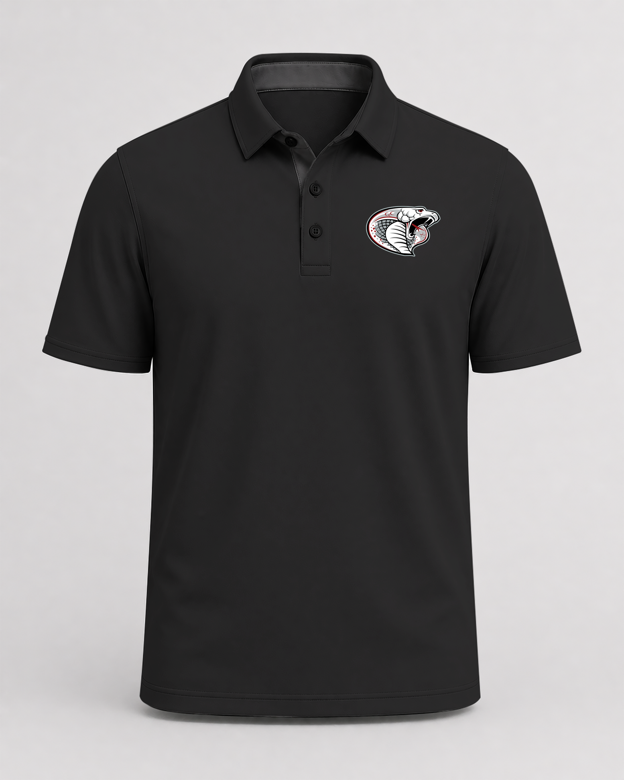 Triton Volleyball - Black Polo - Left Chest