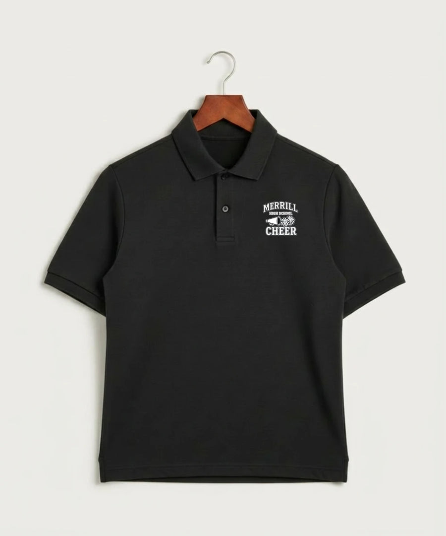 Merrill Dance and Cheer - Black Polo - Left Chest