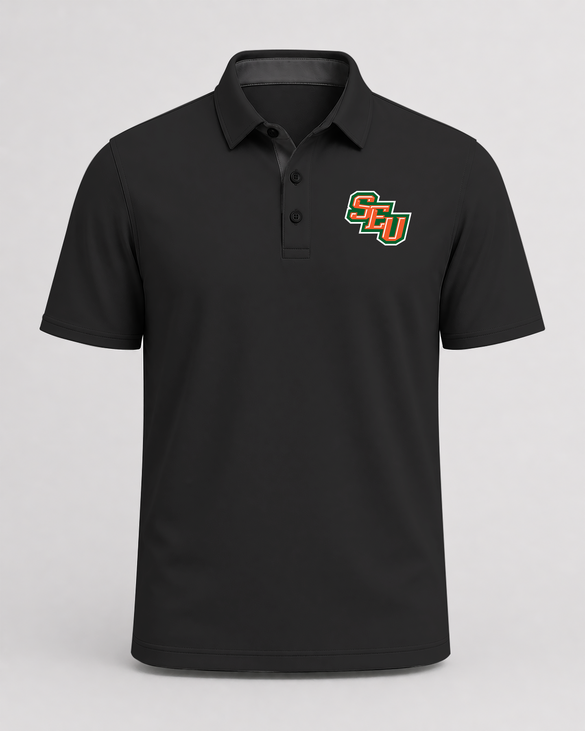 Sleepy Eye United Football - Black Polo - Left Chest