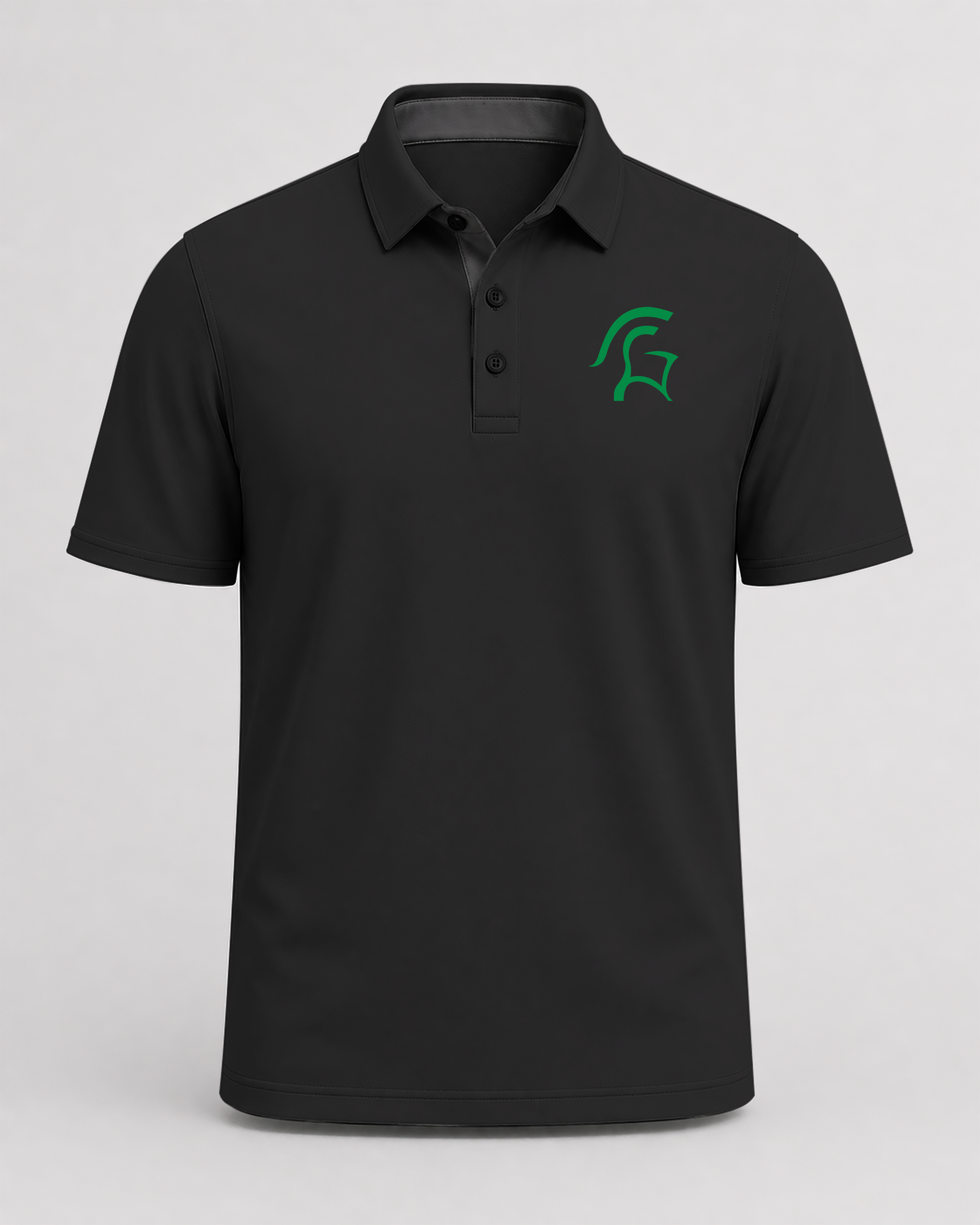 La Crescent-Hokah Football - Black Polo - Left Chest