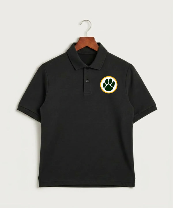 Ashwaubenon High School Football (Boys) (Sandbox) - Black Polo - Left Chest