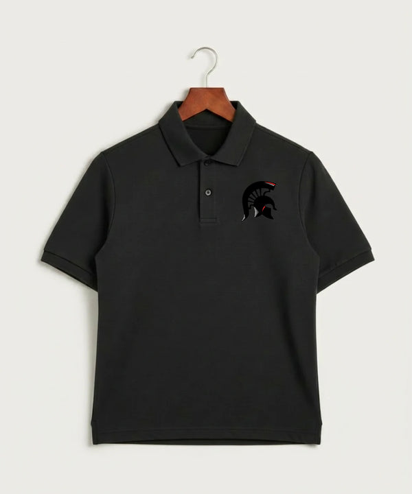 Bold High School Football (Boys) - Black Polo - Left Chest