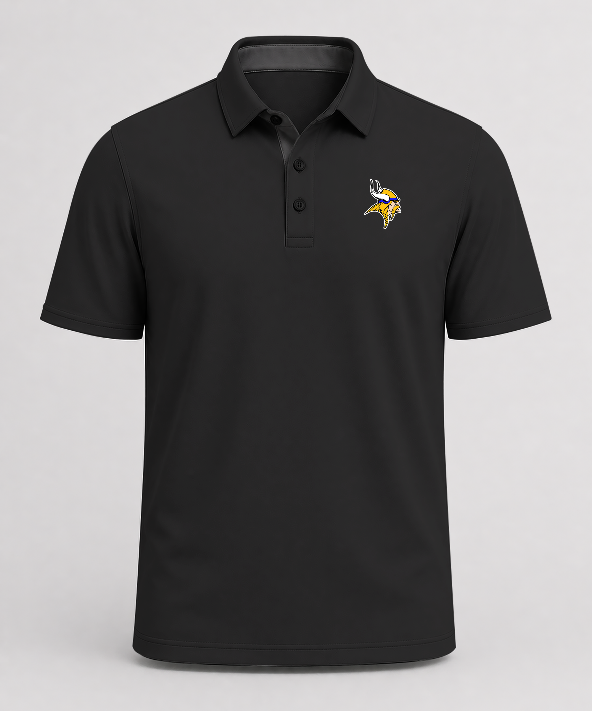 Hayfield Volleyball - Black Polo - Left Chest