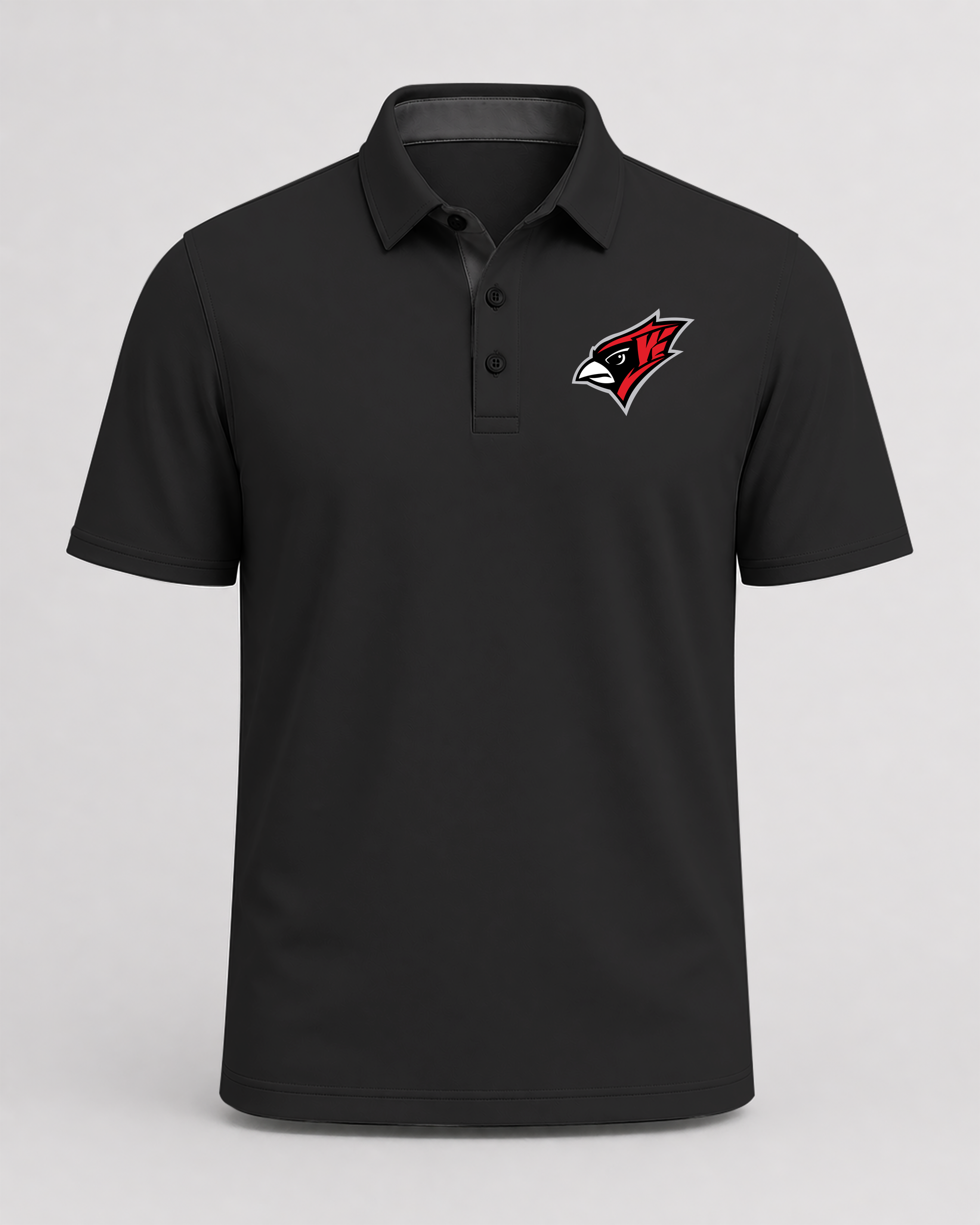 Willmar Athletics - Black Polo - Left Chest