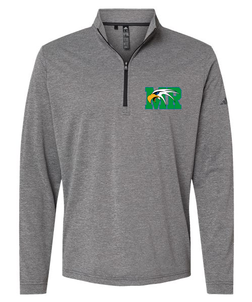 Maple River High School hockey_boys - Black Heather Men's Ultimate365 Lightweight Quarter-Zip Pullover