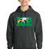 Maple River High School hockey_boys - Black Heather Port & Co Core Fleece Pullover Hooded Sweatshirt. PC78H