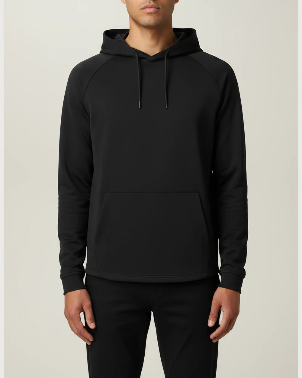 Notre Dame High School Team Store - Black Hoodie - Full Front (model)