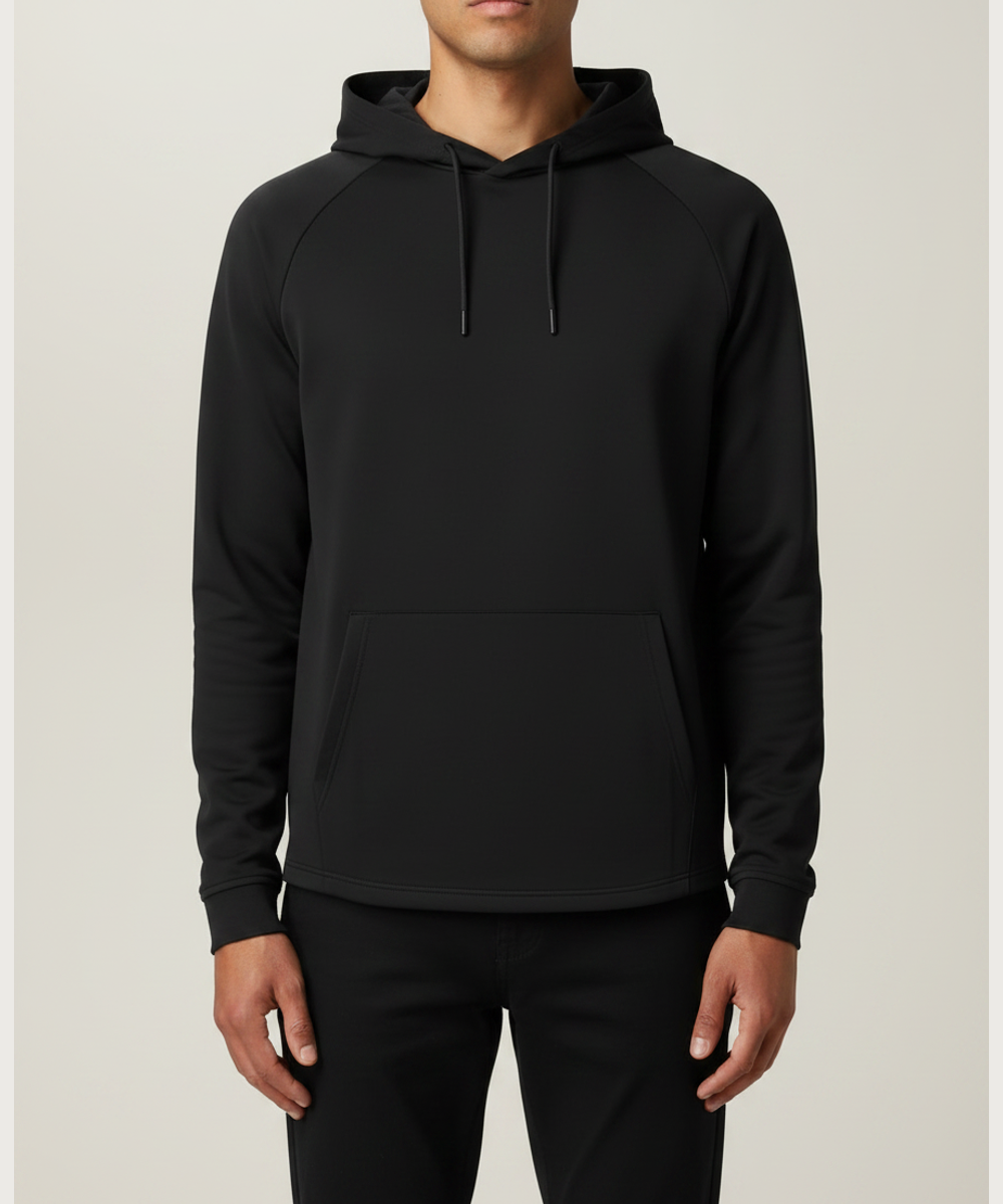 Notre Dame High School Team Store - Black Hoodie - Full Front (model)