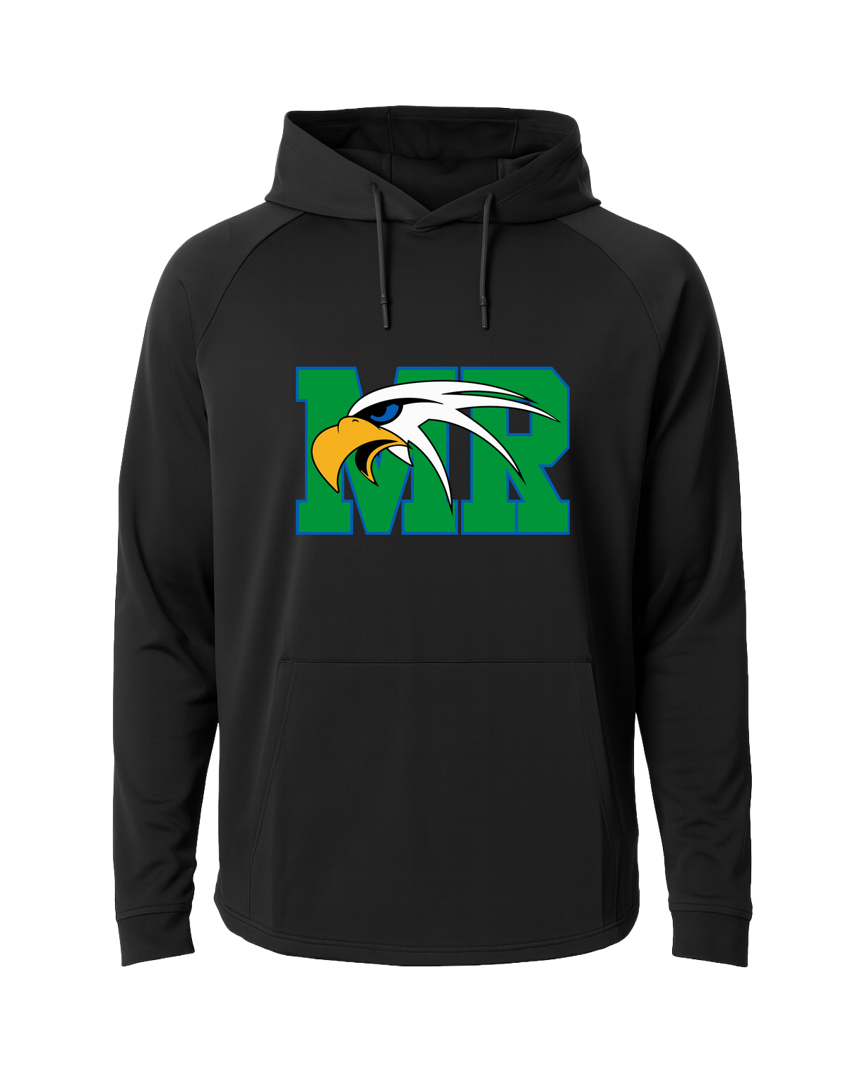 Maple River High School hockey_boys - Black Hoodie - Full Front