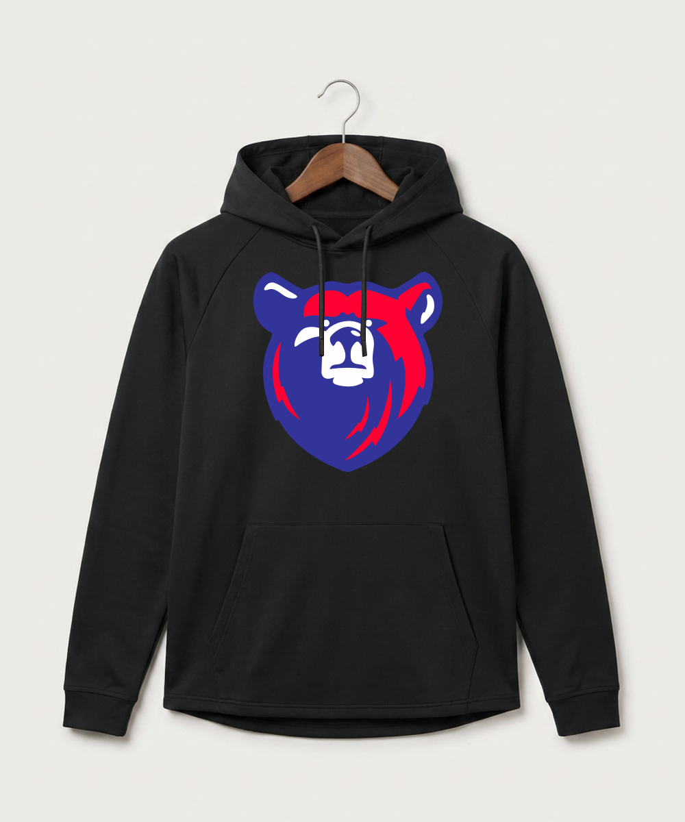 Bertha Hewitt High School Football (Boys) - Black Hoodie - Full Front