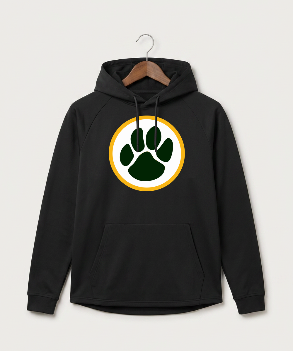 Ashwaubenon High School Football (Boys) - Black Hoodie - Full Front