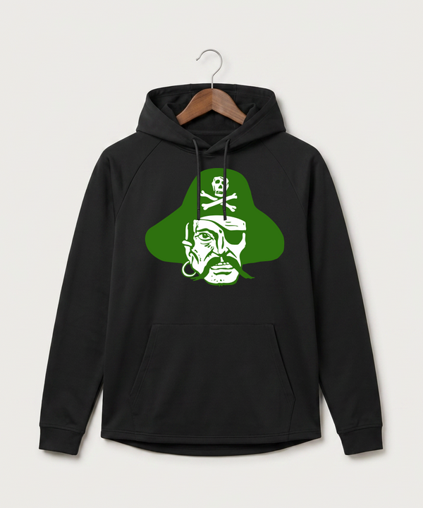 Verndale High School Football (Boys) - Black Hoodie - Full Front