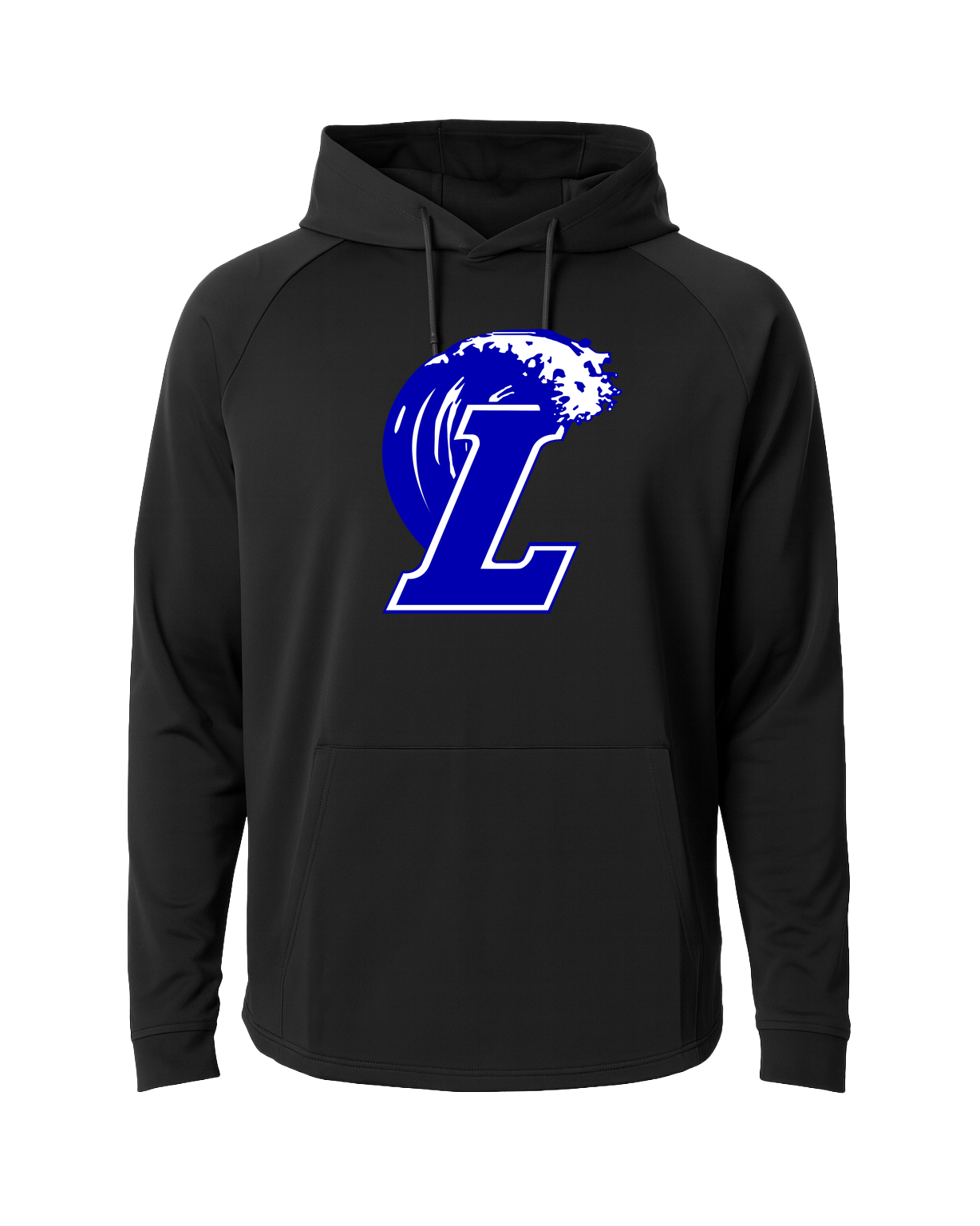 Lakeview Football - Black Hoodie - Full Front