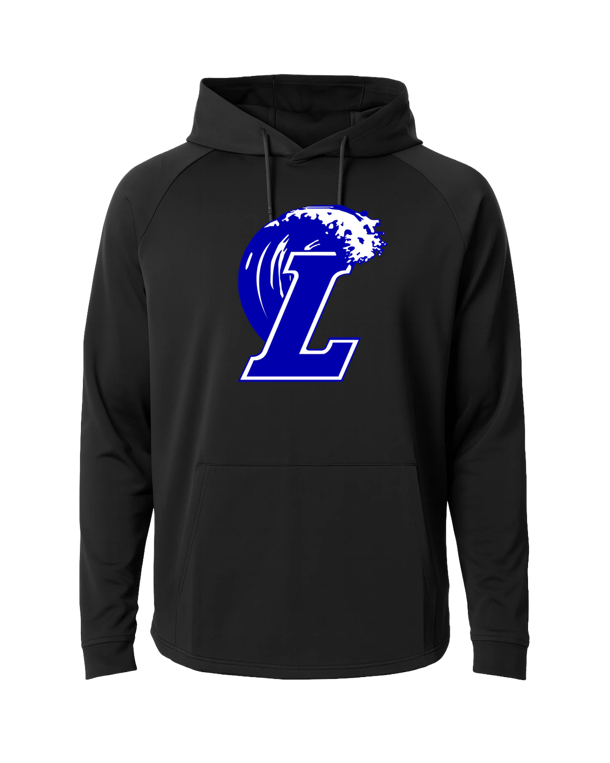 Lakeview Football - Black Hoodie - Full Front