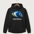 Riverside High School Football general - Black Hoodie - Full Front