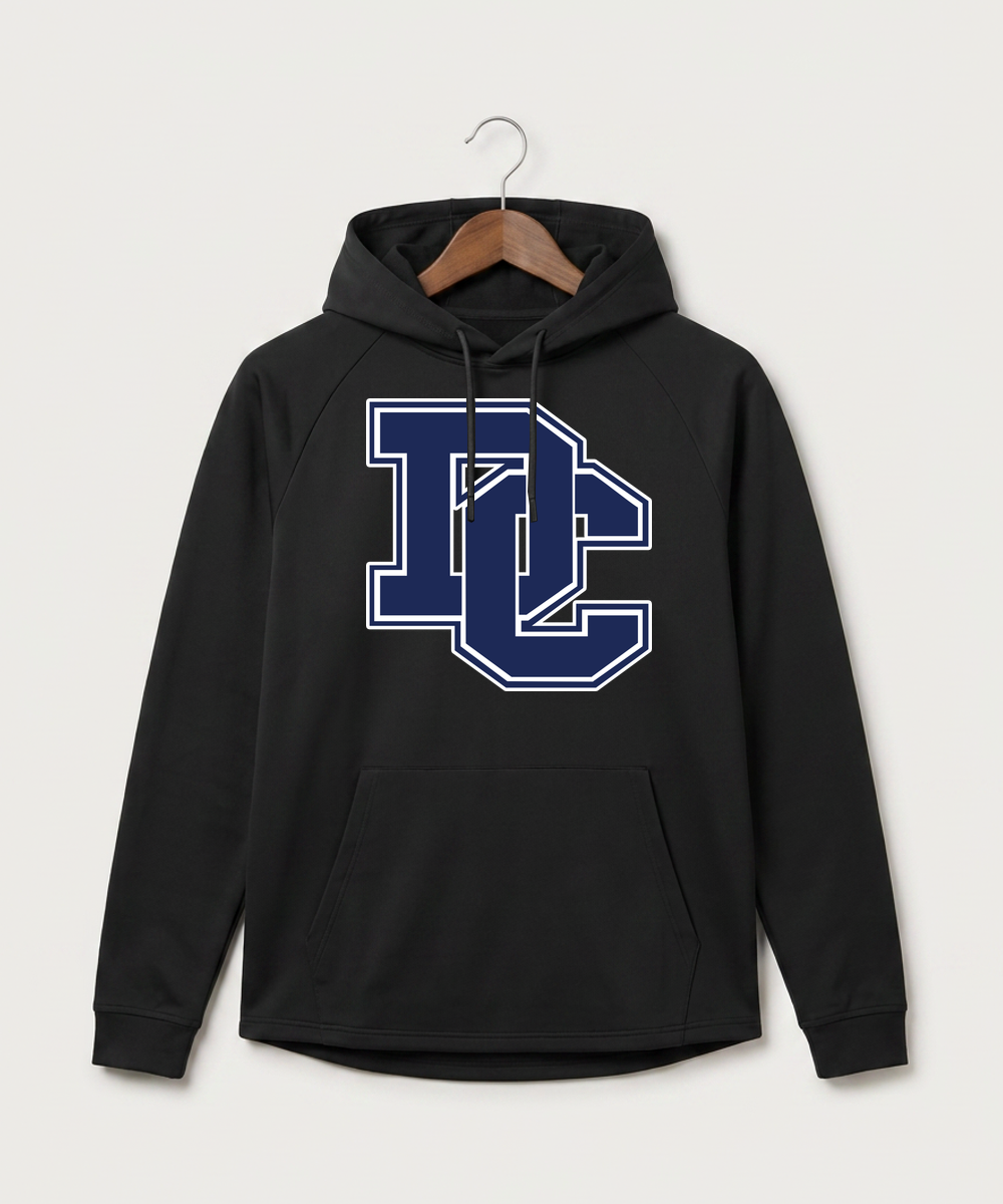Dassel Cokato High School Football (Boys) - Black Hoodie - Full Front