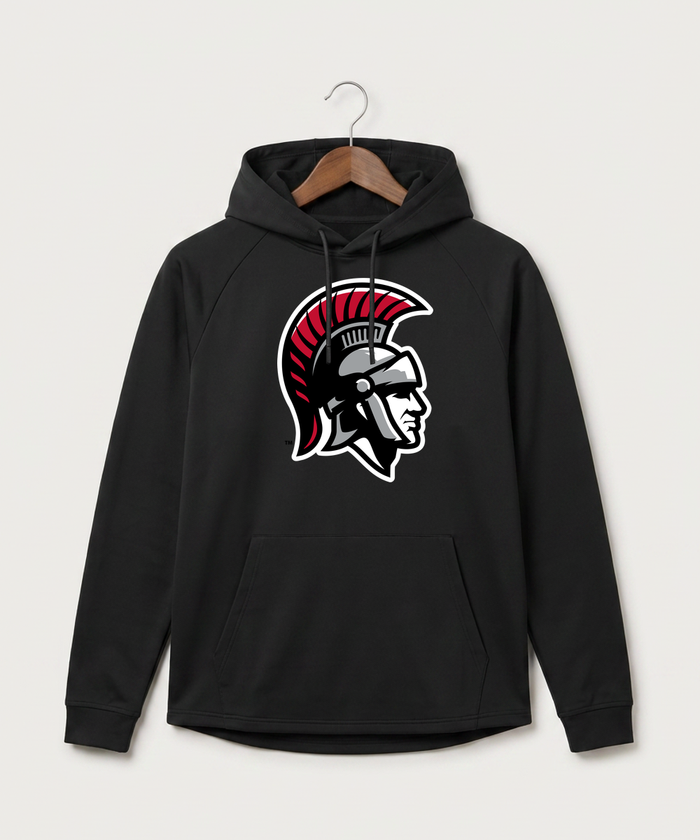 Worthington High School Football (Boys) - Black Hoodie - Full Front
