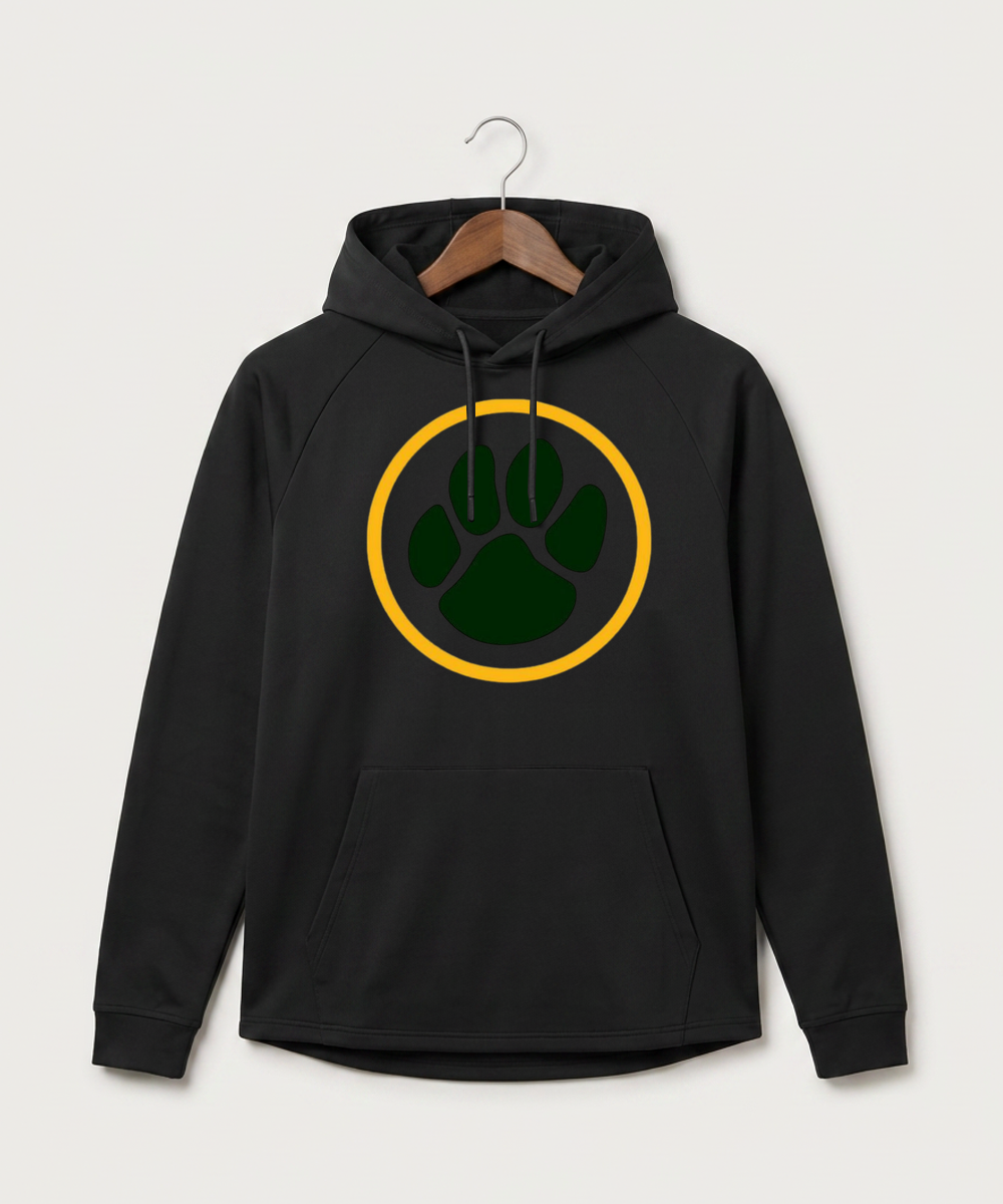 Ashwaubenon High School Team Store - Black Hoodie - Full Front