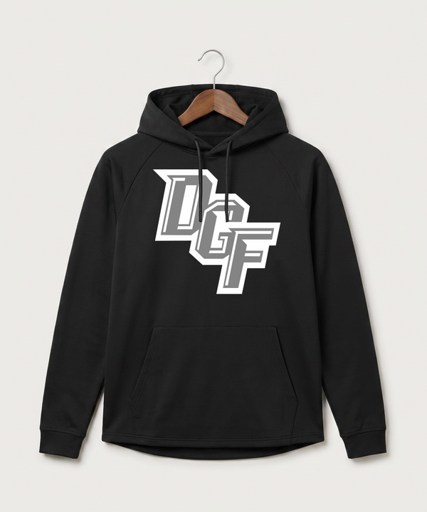 DGF High School Football (Boys) - Black Hoodie - Full Front