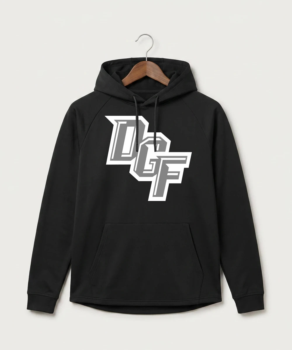 DGF High School Football (Boys) - Black Hoodie - Full Front