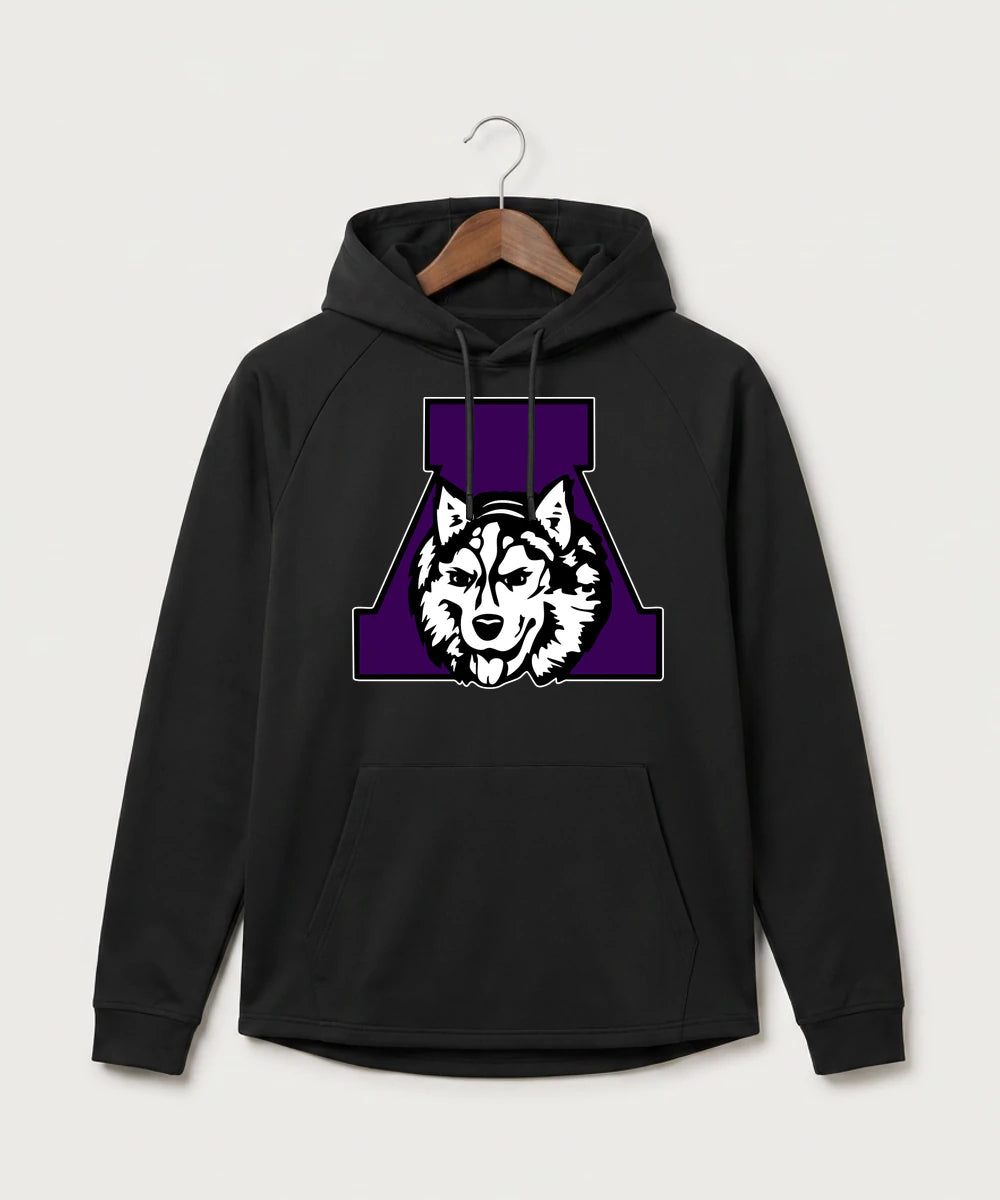 Albany High School Basketball (Boys) - Black Hoodie - Full Front