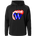 Waupaca High School football_boys - Black Hoodie - Full Front