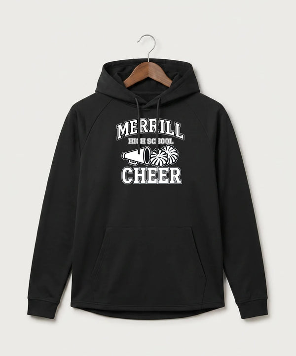 Merrill Dance and Cheer - Black Hoodie - Full Front