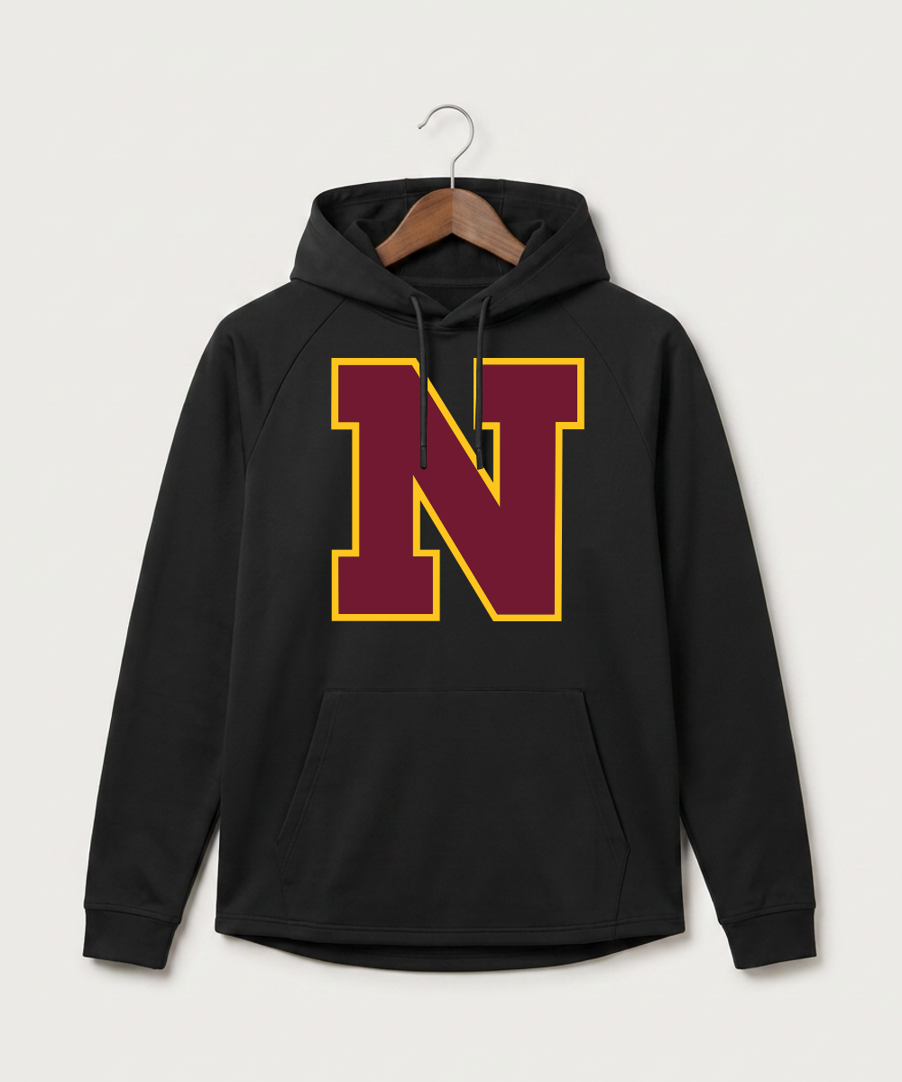 Northfield High School Volleyball (Girls) - Black Hoodie - Full Front
