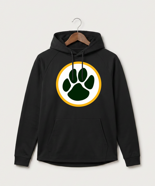 Ashwaubenon High School Football (Boys) (Sandbox) - Black Hoodie - Full Front