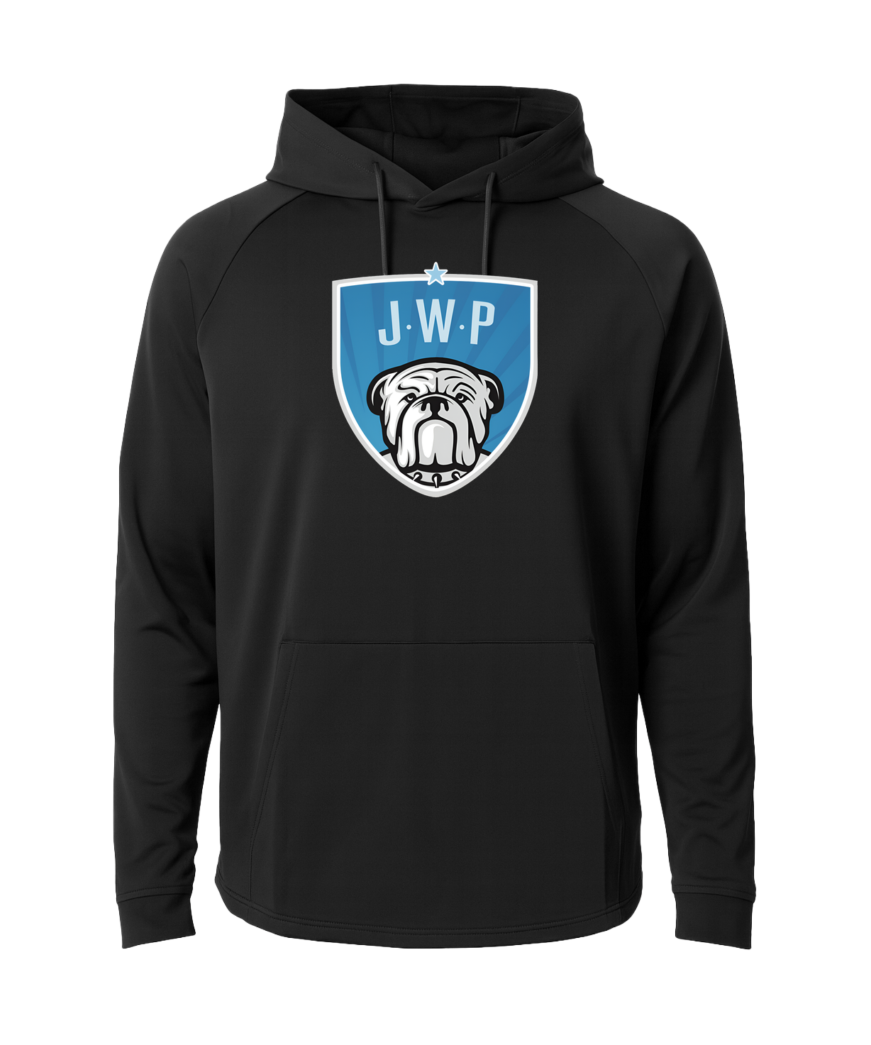 JWP Football - Black Hoodie - Full Front