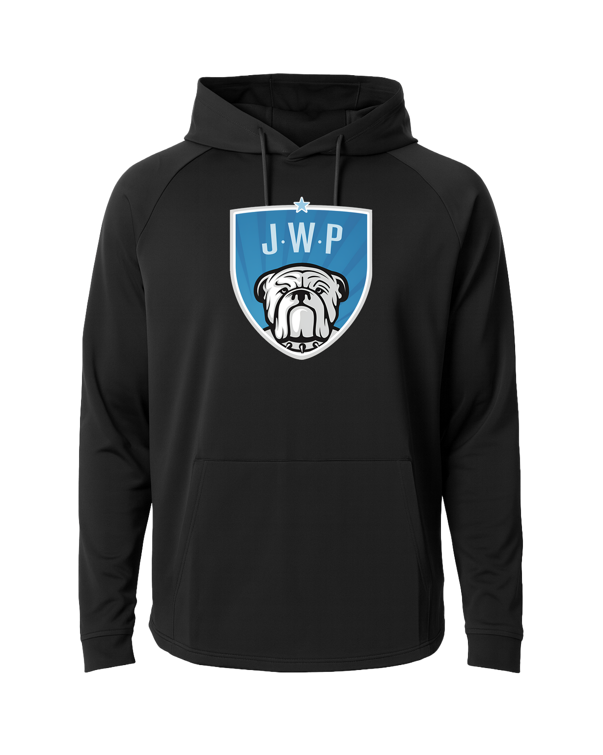 JWP Football - Black Hoodie - Full Front