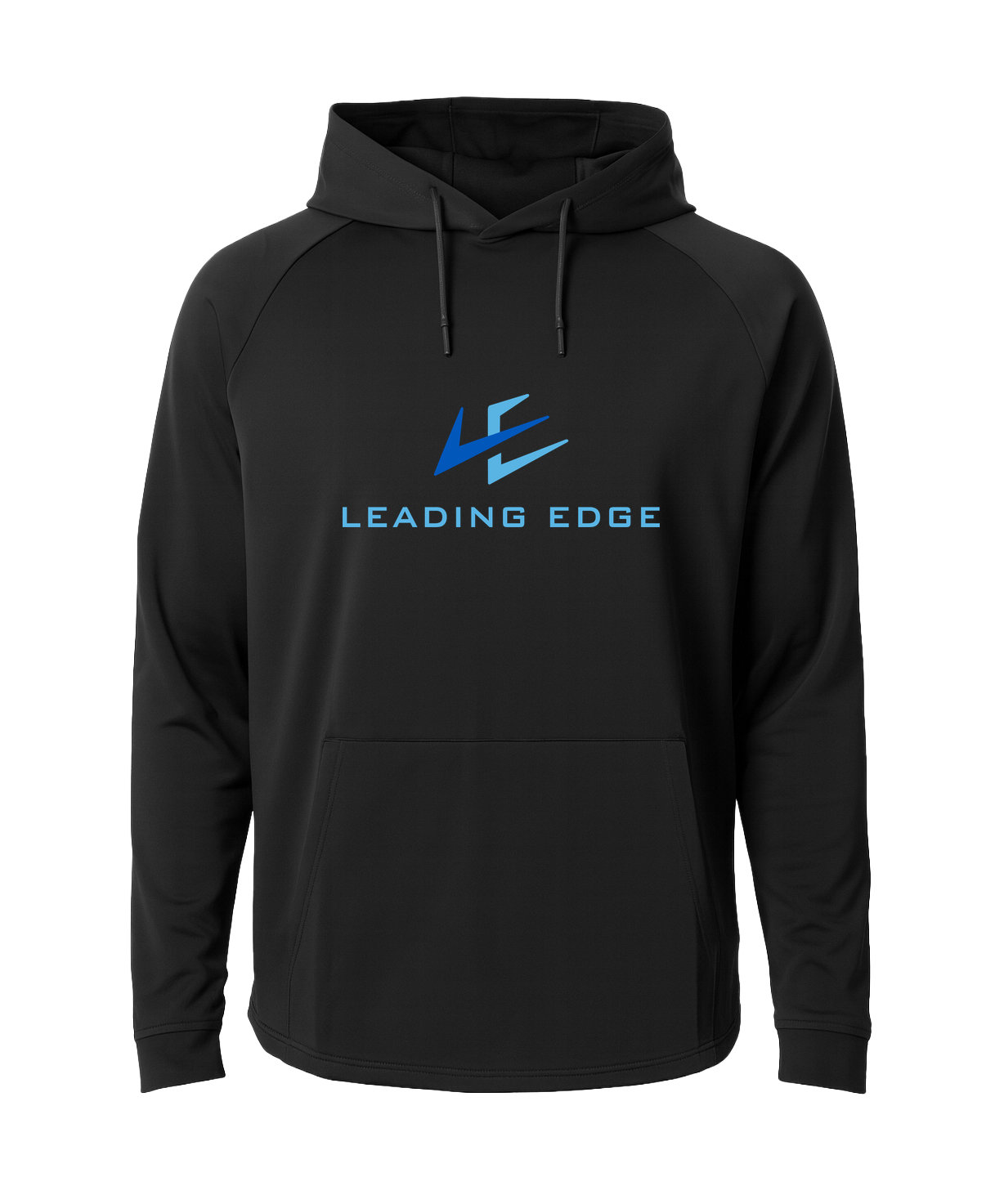 Leading Edge example_store - Black Hoodie - Full Front