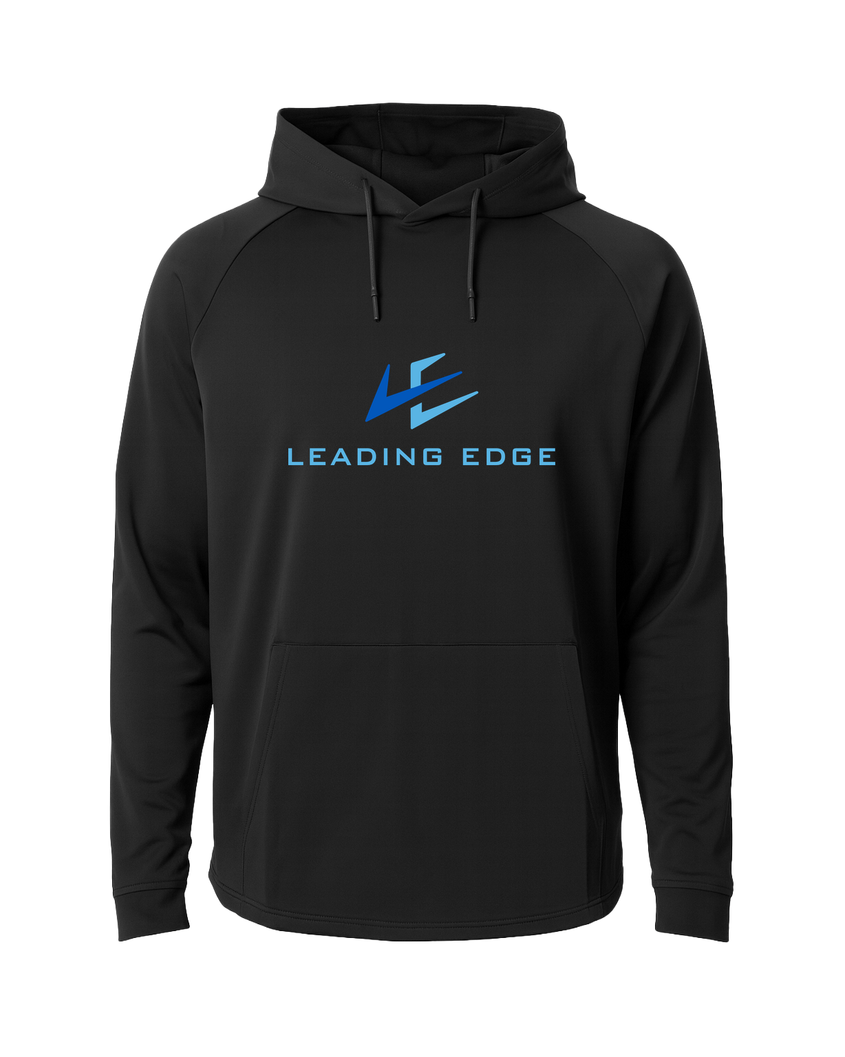 Leading Edge example_store - Black Hoodie - Full Front